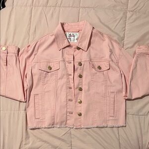Justice Pink Jean Jacket